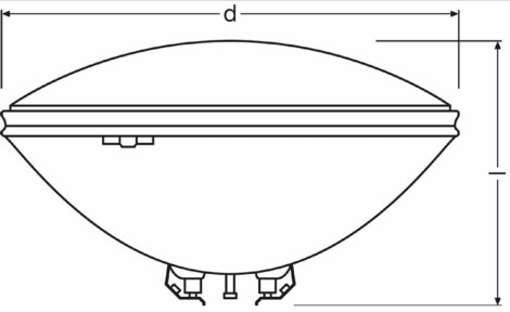 OSRAM PAR 56 WFL 300W/12V Wide Flood - żarówka do basenów